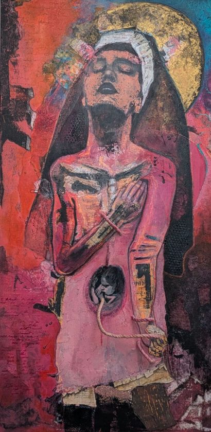 The Repented Nun/La Monaca Pentita - a Paint Artowrk by Federica Tentor